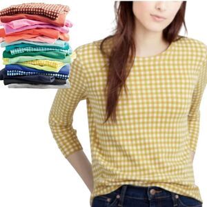 Jcrew Merino Wool Tippi Sweater XL Gingham
